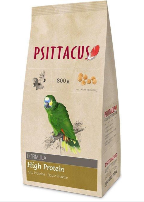 Psittacus Maintenance High Protein papegaaienvoer 800 gram