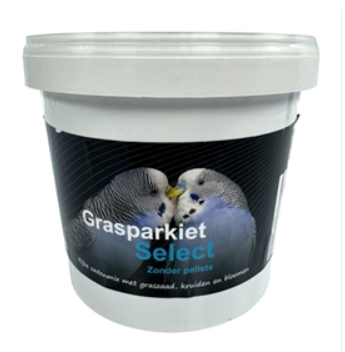 Hareco Grasparkiet Select zonder pellets 1.8 kg