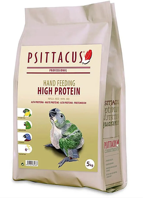Psittacus High Protein handvoeding formula 1 kg of 5 kg
