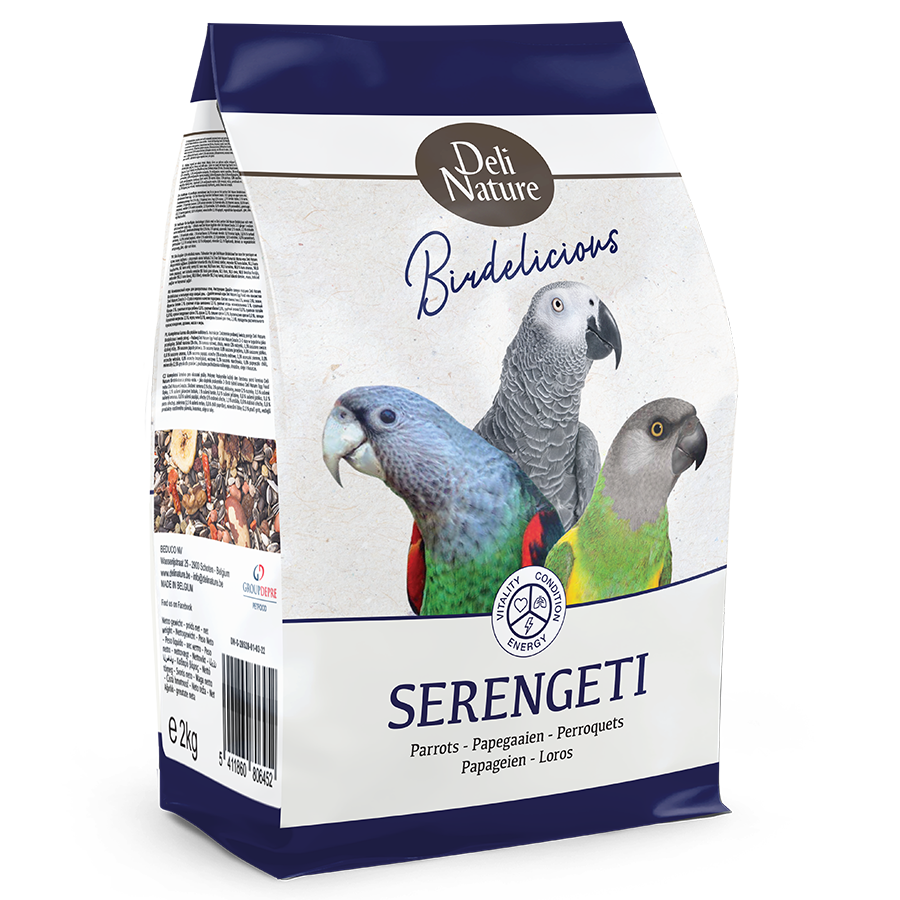 Deli Nature Birdelicious Papegaaien Serengetti 2 KG