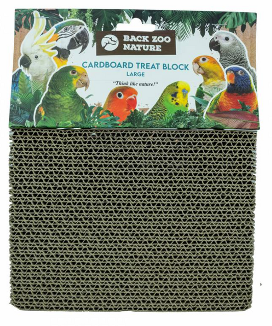 Back Zoo Nature Cardboard Treat Block Large