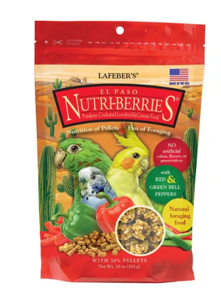 Lafeber Nutri-Berries El Paso - Cockatiel 284 gram