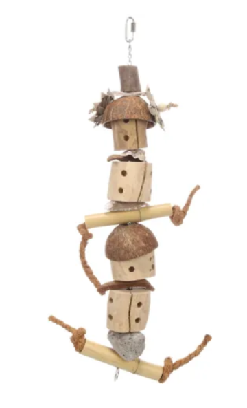 Papegaaienspeelgoed Suva Bruin