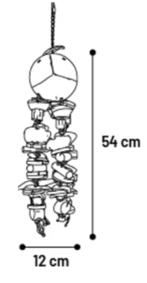 Papegaaienspeelgoed Doha Meerkleurig