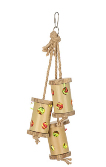 Bamboo Climb n Forage Multi-color 49x11x11 cm