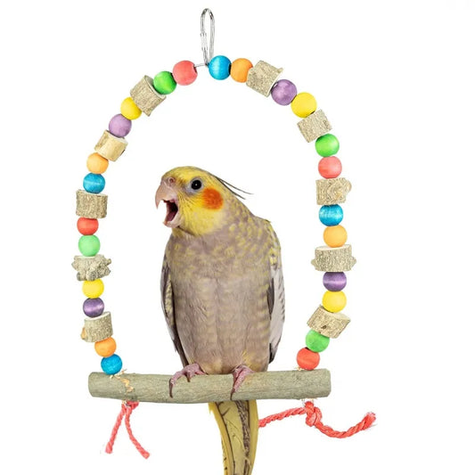 Back Zoo Nature Pepper Wood Colour Swing