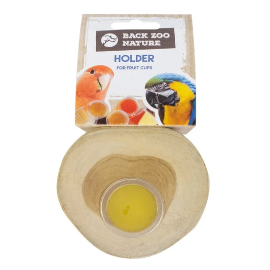 Back Zoo Nature Fruit  Cups Holder Teak