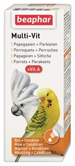 Beaphar Multi-Vit papegaai en grote parkiet 50ml of 20ml